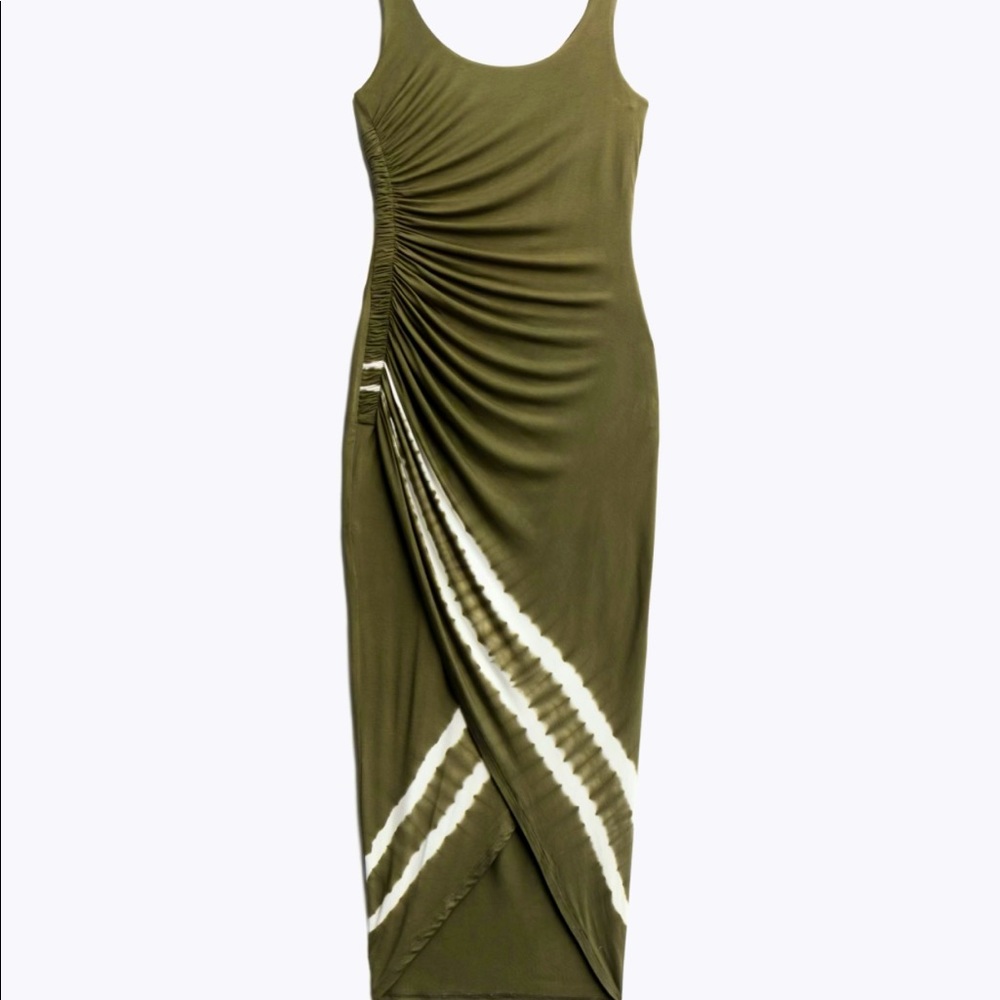 Bailey 44 Olive Green wrap dress size XS